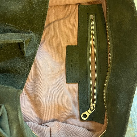 Parker and Clay olive green suede bag, brand new - Picture 3 of 5